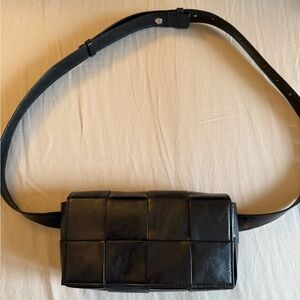 Cassette style belt bag crossbody